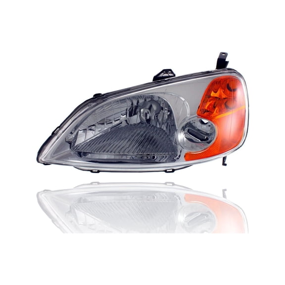 Headlight - Eagle Eye Fit/For 33151S5AA01 01-03 Honda Civic Sedan Only, '03 Hybrid - Left Hand Driver