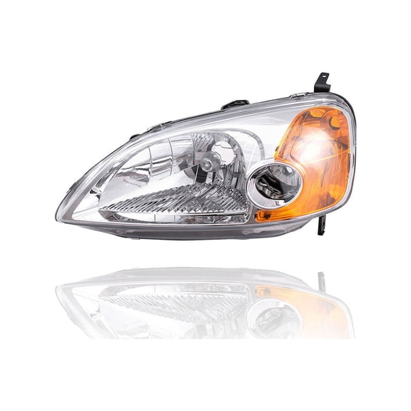 Headlight - Eagle Eye Fit/For 33151S5PA01 01-03 Honda Civic Coupe (Exclude Mexico-Build) - Left Hand - Driver