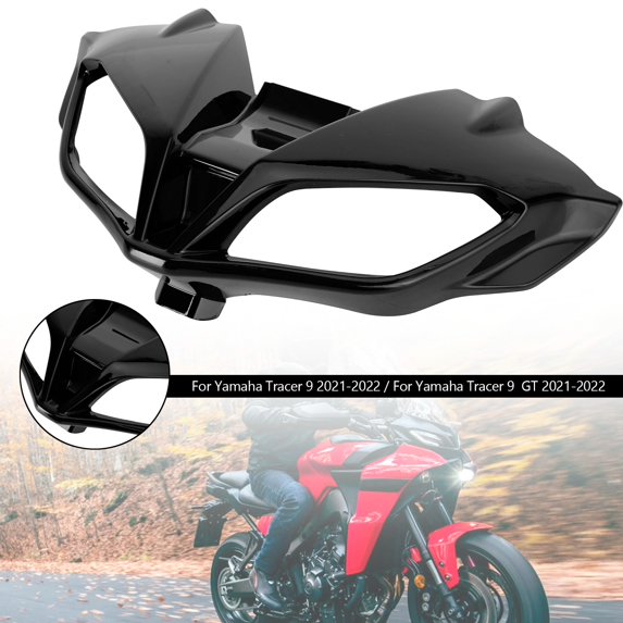 Headlight Fairing Stay Beak Nose Cone For Yamaha Tracer 9 GT 2021-2022 Black