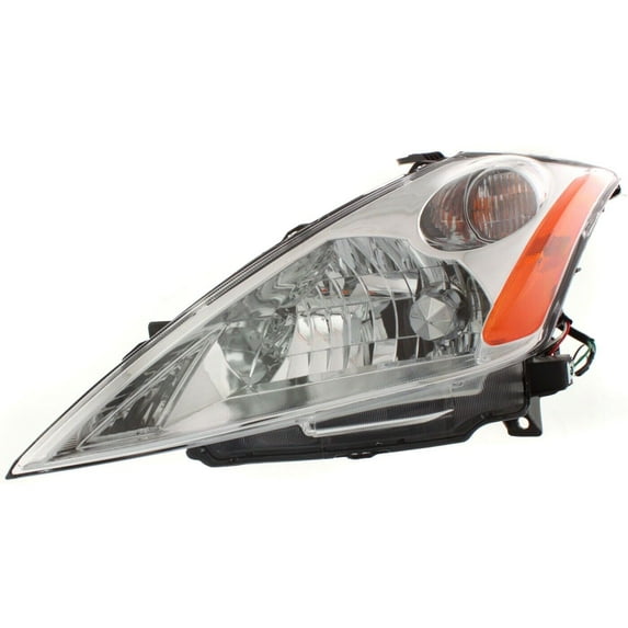 Headlight For 03-07 Nissan Murano Sport Utility Left Chrome Housing With Bulb
