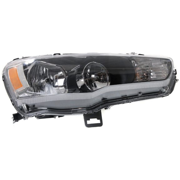 Headlight For 2009-2017 Mitsubishi Lancer Right With Bulb