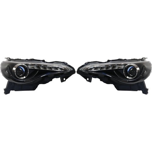 Headlight For 2013-2016 Scion FR-S Driver and Passenger Side Halogen w/ bulb(s)