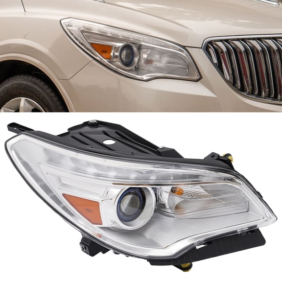 Headlight For 2013-2017 Buick Enclave Hid/xenon Headlamp W/ Led Drl Right Side