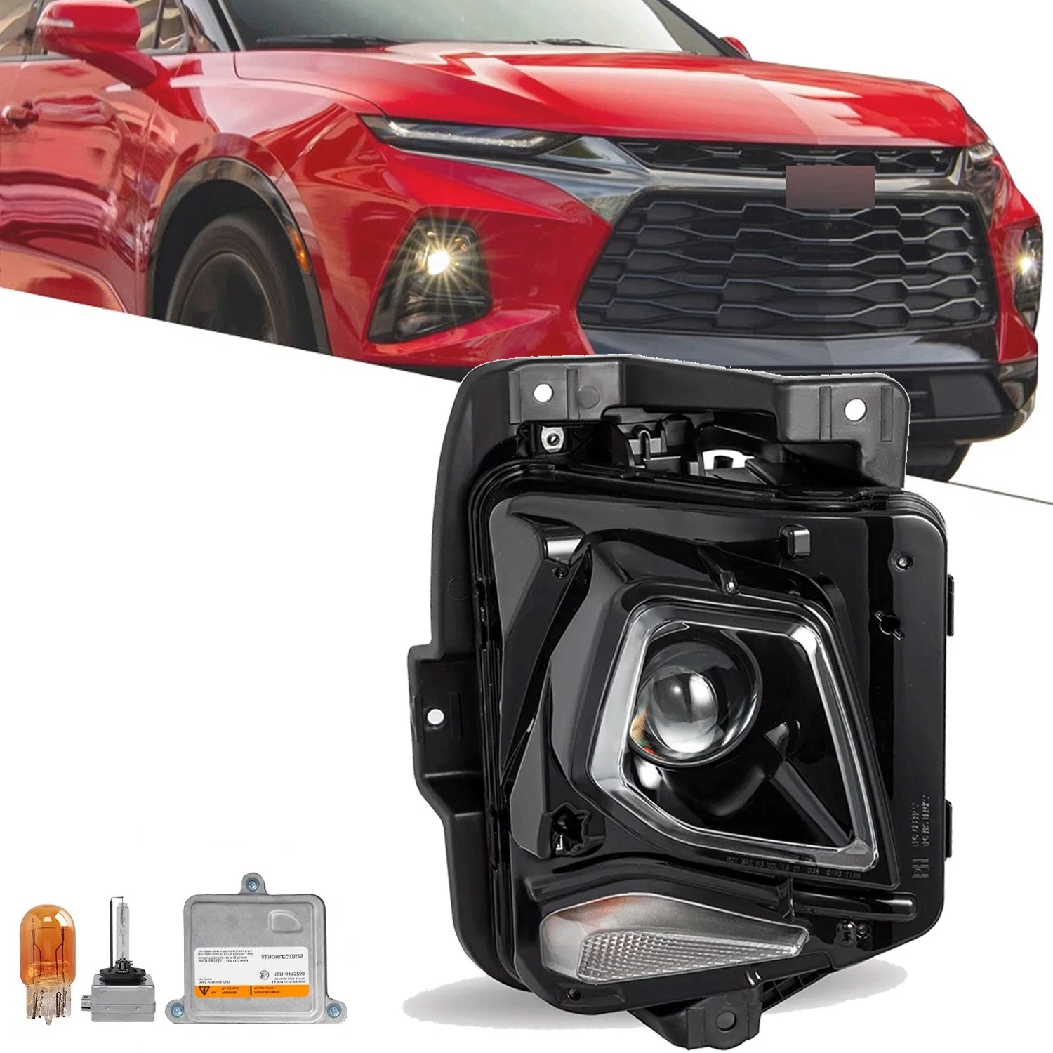 Headlight For 2019-2021 Chevy Blazer HID/Xenon Type Projector Headlamp ...