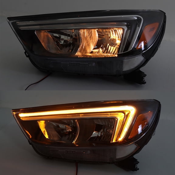 Headlight For Buick Encore 2017-2022 LH/Driver Halogen w/ LED DRL Headlamp Clear