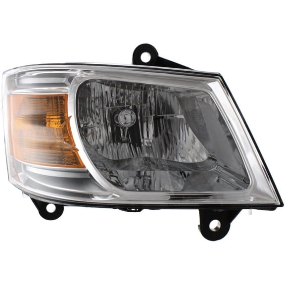 Headlight For Dodge 2008-2010 Grand Caravan SE SXT Right With Bulb