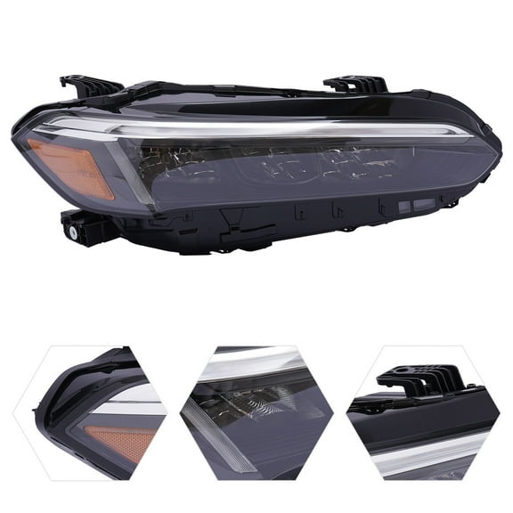 Headlight For Honda Civic 2022 Right Led Passenger Side Front Headlamp & DRL