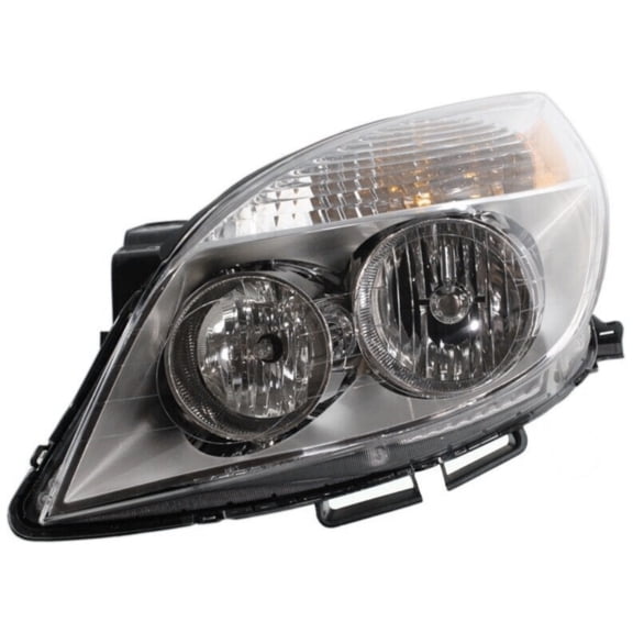 Headlight For Saturn 2007-2009 Aura Sedan Left With Bulb