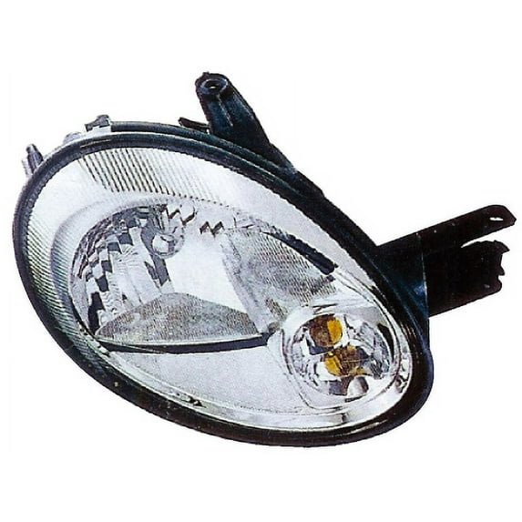 Headlight Front Lamp for 03-05 Dodge Neon (Chrome Housing) Passenger Right