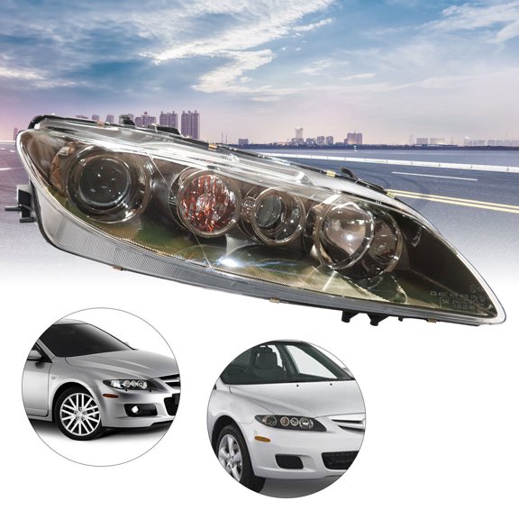 Headlight Headlamp Right Passenger RH Assembly Light For Mazda 6 2006-2007 2008