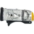 thumbnail image 1 of Headlight Headlamp w/ Corner Light Driver Side Left LH for Dodge Ram Sport, 1 of 5