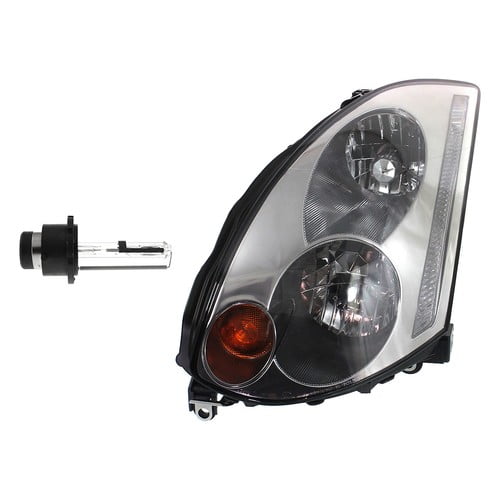 Headlight Kit For 2003-2005 Infiniti G35 Driver LH Side with 1 Headlight Bulb