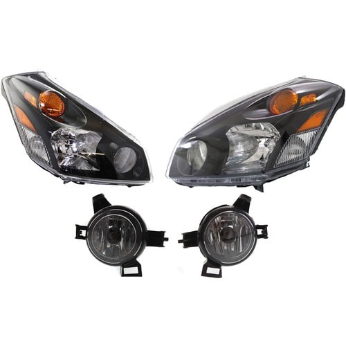 Headlight Kit For 2004-2006 Nissan Quest Left and Right Mini Passenger Van 4Pc