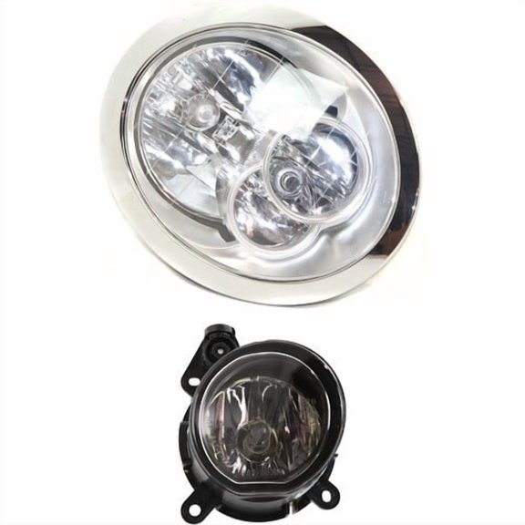 Headlight Kit For 2005-2008 Mini Cooper Passenger Side