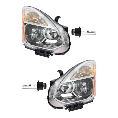 Headlight Kit For 2008-2012 Nissan Rogue Driver and Passenger Side