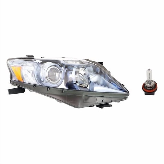 Headlight Kit For 2010-2012 Lexus RX450h Passenger RH Side with 1 Headlight Bulb