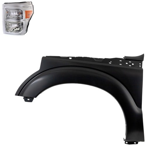 Headlight Kit For 2011-2016 Ford F-250 F-350 Super Duty Left Assy Halogen CAPA