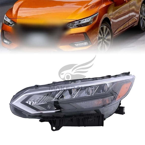 Headlight LED For Nissan Sentra 2024-2025 Left Driver Side Black Housing 260606LY0A