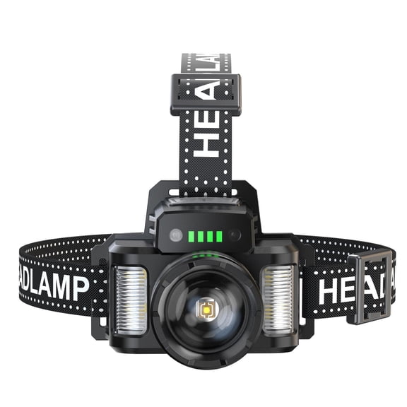 Headlight LED Headlamp With Motion Sensor Waterproof USB Rechargeable Headlight Zoomable Head Lamp Work Light Flashlight For Camping Hiking Fishing Cycle