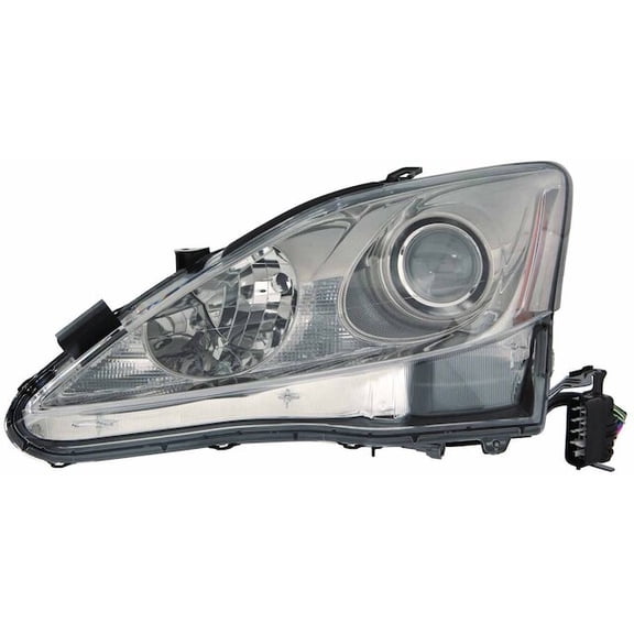 Headlight Lens Housing - Compatible with 2011 - 2013 IS250 2012