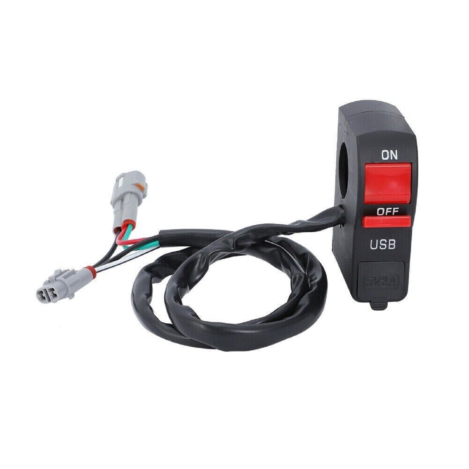 Headlight ON/Off Switch with USB Port Compatible with for SurRon Light