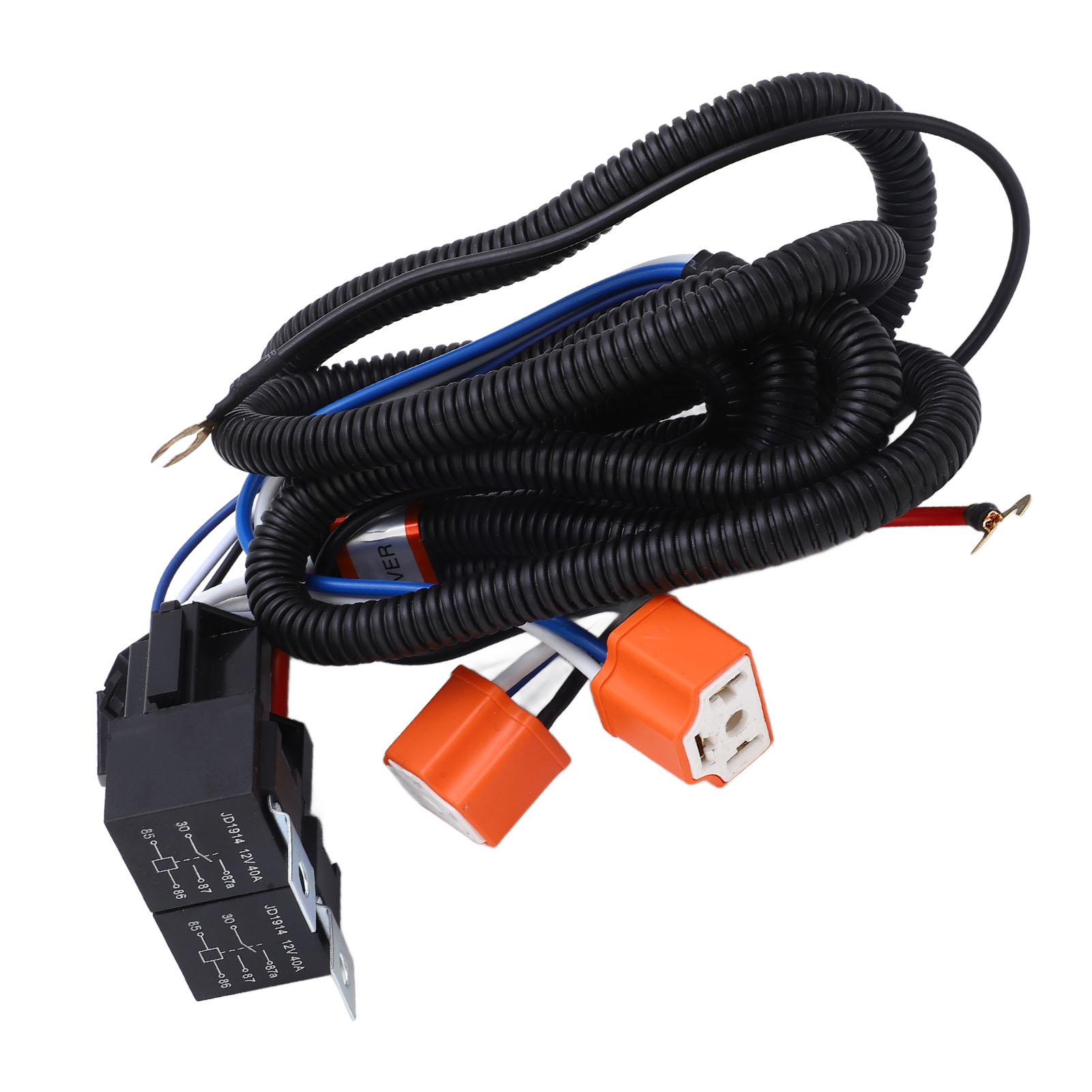 Headlight Relay Conversion Harness, ABS H4 Headlamp Relay Wire Harness