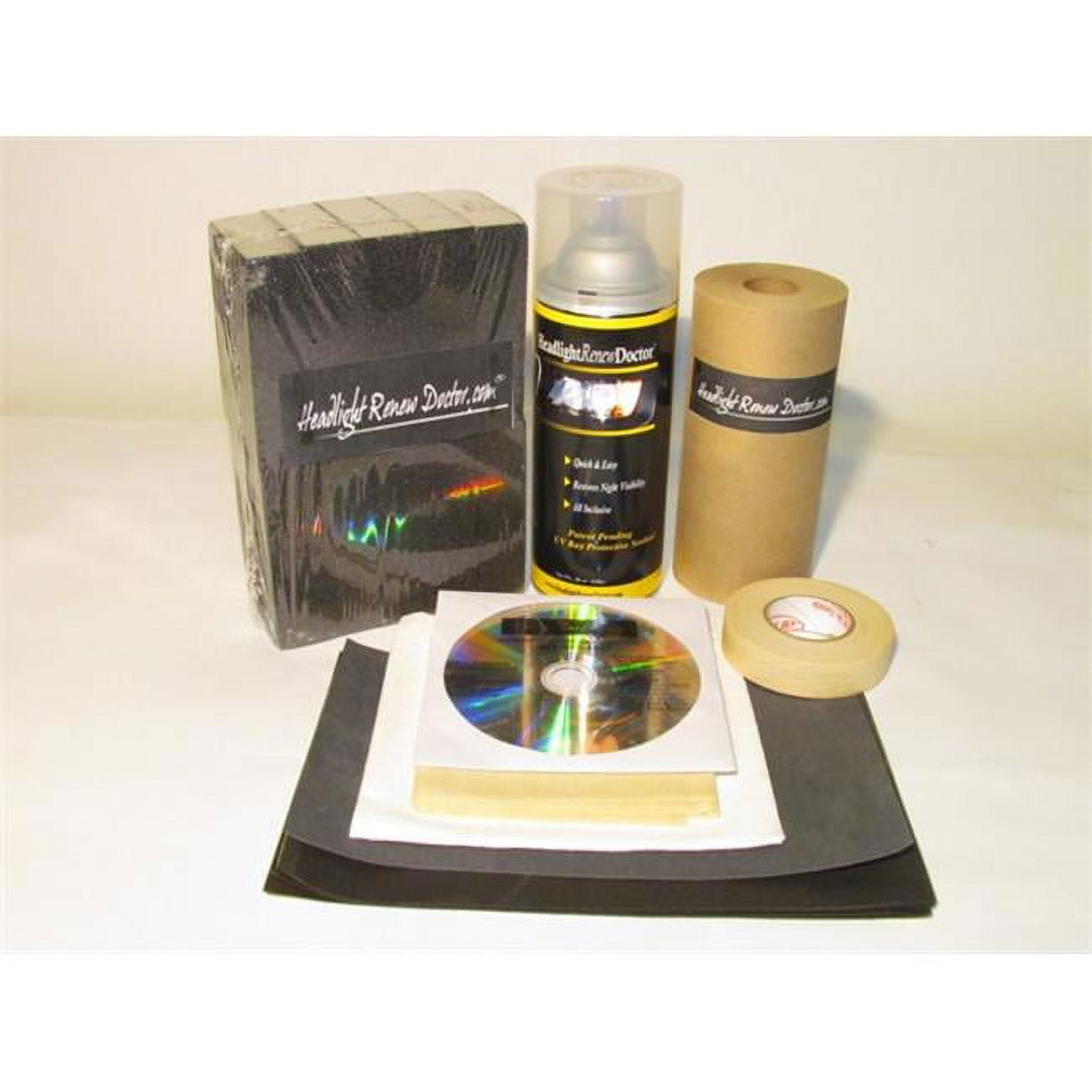 Headlight Renew Doctor HRD1001 Single Application Kit
