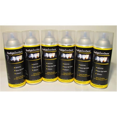 Headlight Renew Doctor UV Ray Protective Spray-On Sealant, Pack 6