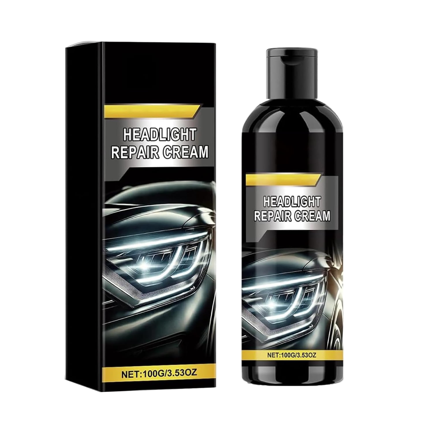 Headlight Repair Cream, Car Headlight Refurbish Agent, Car Headlight ...