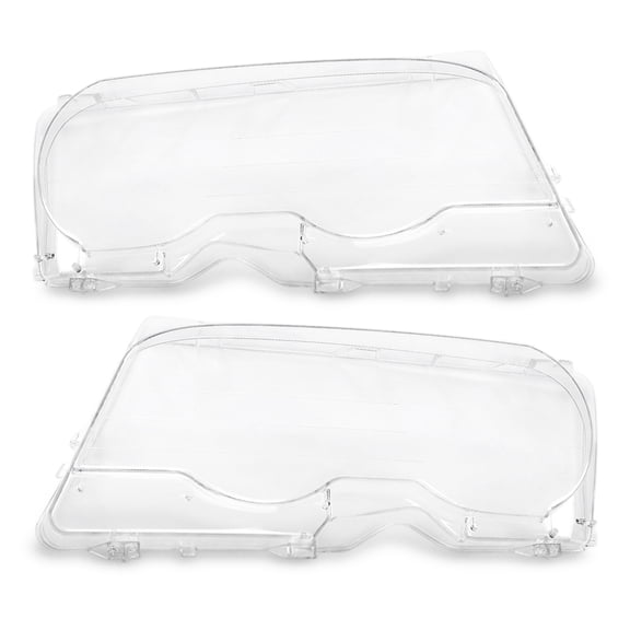 Headlight Replacement Lens Fit For 99-03 BMW E46 3-Series 2DR/01-06 M3 Pre-facelift