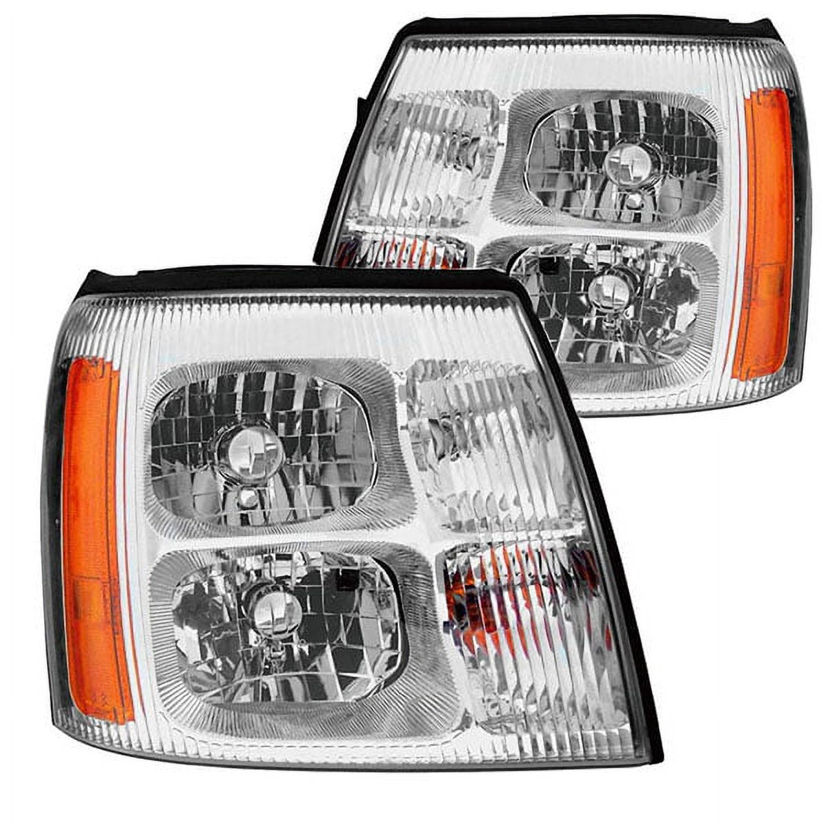 Headlight Replacement for 2002 Escalade SUV Driver Passenger Pair