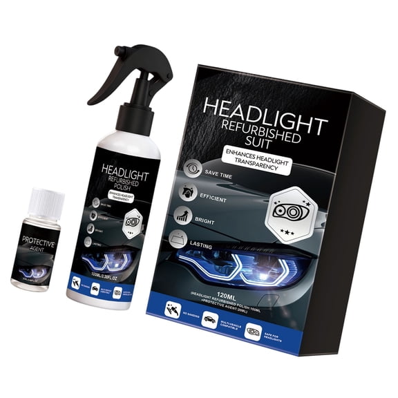 Car Headlight Restoration Polishing Headlamp Repair Liquid Car Light Polisher Cleaning Agent Refurbish Agent