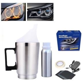 Headlight Restoration Kit under $5! Xqxayjr Car Headlight Restoration Kit, Professional Headlight Polish and Sealant, Atomizing Cup Headlight Repair Tool with UV Protection