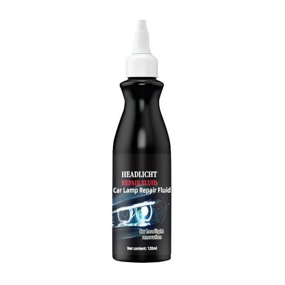 Headlight Restoration Liquid For Car 120Ml Scratch Remover Polish For Dull And Yellowed Headlights