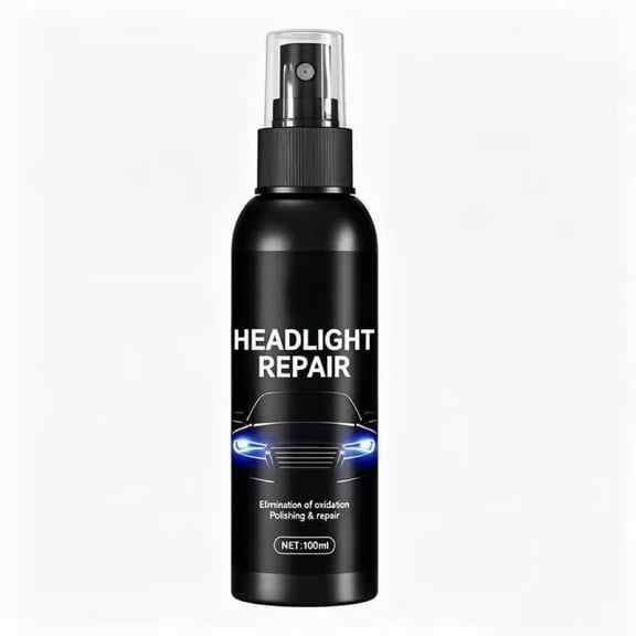 Headlight Restoration Spray, Lens Cleaner That Removes Oxidation & Yellowing, Restores Clarity for Cars, Trucks, And Suvs