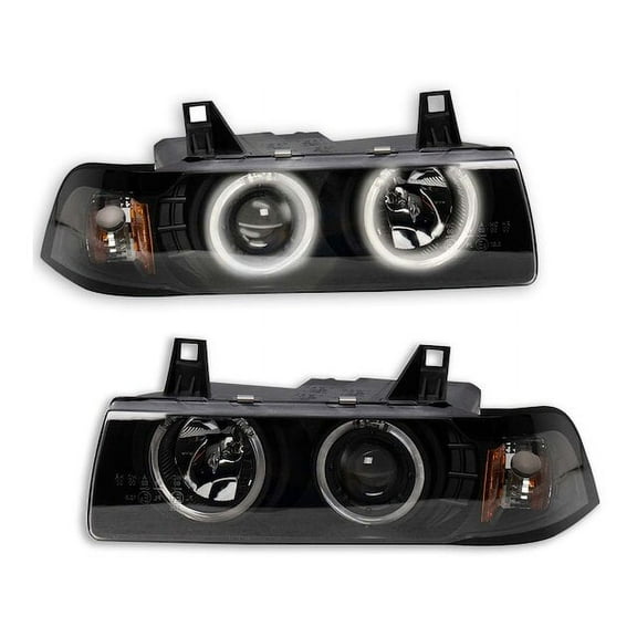 Headlight Set 2 Piece - Compatible with 1995 - 1999 BMW M3 1996 1997 1998