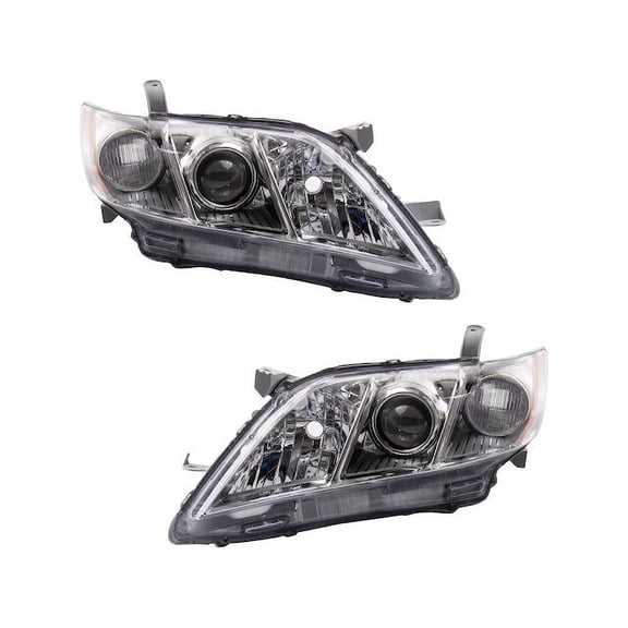 Headlight Set 2 Piece - Compatible with 2007 - 2009 Toyota Camry 2008