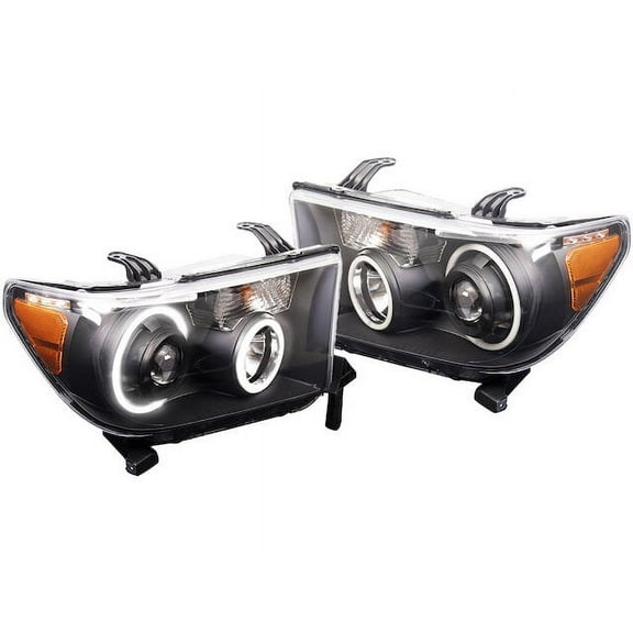 Headlight Set 2 Piece - Compatible with 2007 - 2013 Toyota Tundra 2008 2009 2010 2011 2012