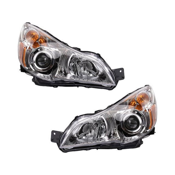 Headlight Set 2 Piece - Compatible with 2010 - 2012 Subaru Outback 2011