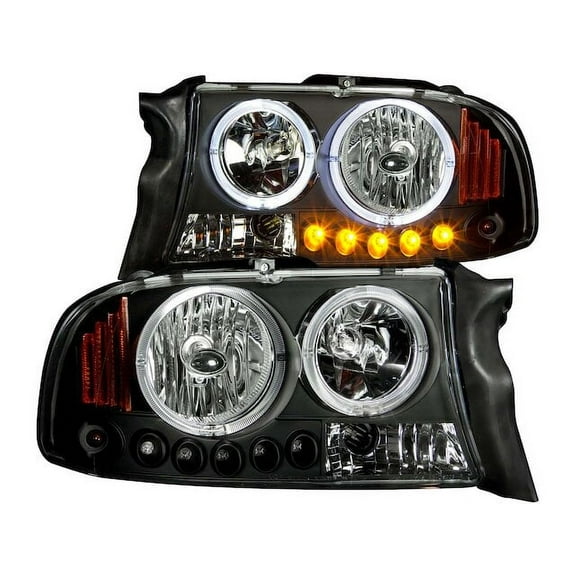 Headlight Set - Compatible with 1998 - 2003 Dodge Durango 1999 2000 2001 2002