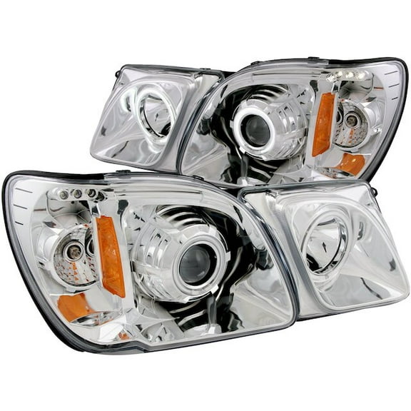 Headlight Set - Compatible with 1998 - 2007 LX470 1999 2000 2001 2002 2003 2004 2005 2006
