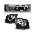 thumbnail image 1 of Headlight Set - Compatible with 2005 - 2009 Ford Mustang 2006 2007 2008, 1 of 7