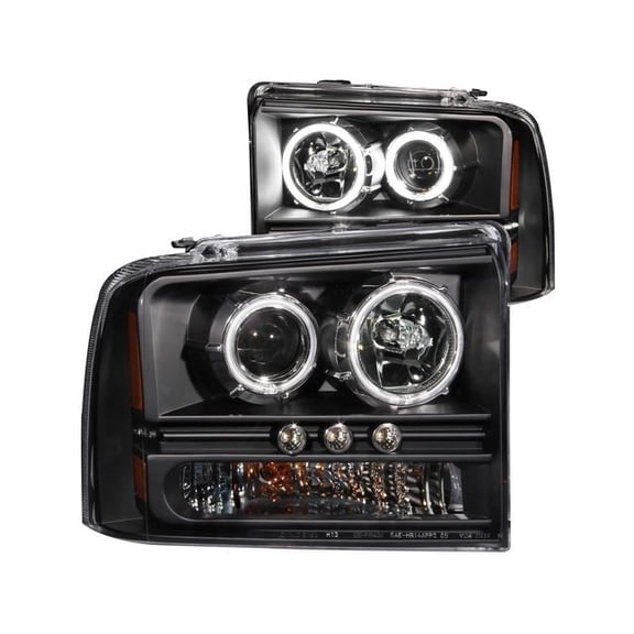 Headlight Set - Compatible with 2005 Ford Excursion