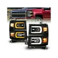 thumbnail image 1 of Headlight Set - Compatible with 2014 - 2015 Chevy Silverado 1500, 1 of 7