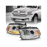 Headlight Set - Compatible with 2019 - 2020 Ram 1500 Classic