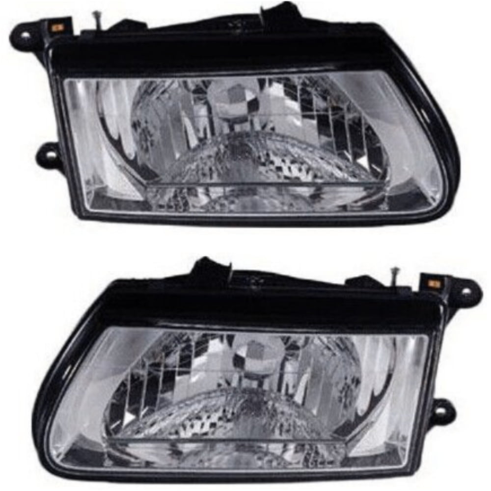Headlight Set For 00-02 Honda Passport 00-02 Isuzu Rodeo Left & Right w ...