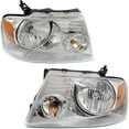 thumbnail image 1 of Headlight Set For 04-08 Ford F-150 06-08 Lincoln Mark LT Left & Right 2Pc, 1 of 9