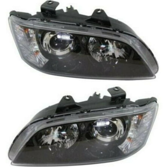 Headlight Set For 08-09 G8 Base 08-09 G8 GT 09 G8 GXP Left & Right With Bulb 2Pc Fits select: 2008-2009 PONTIAC G8 GT