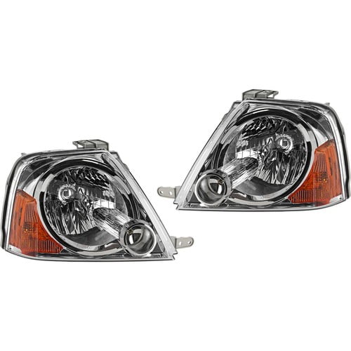 Headlight Set For 2004-2006 Suzuki XL-7 Left and Right Side Halogen Lens/Housing