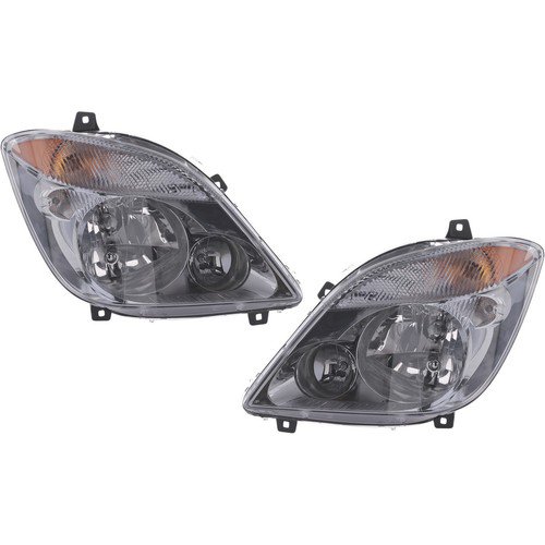 Headlight Set For 2007-2009 Dodge Sprinter 2500 Left & Right Side w/ bulb